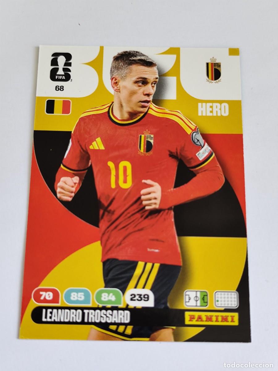 Fu&szlig;ball-Sticker: FIFA WORLD CUP 2026 PANINI ADRENALYN XL 68 LEANDRO TROSSARD - HERO BELGIUM