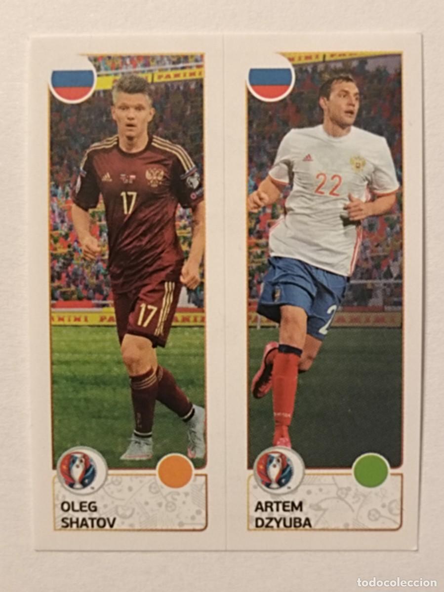 Fu&szlig;ball-Sticker: #160 SHATOV-DZYUBA (RUSIA) EURO FRANCIA 2016 PANINI