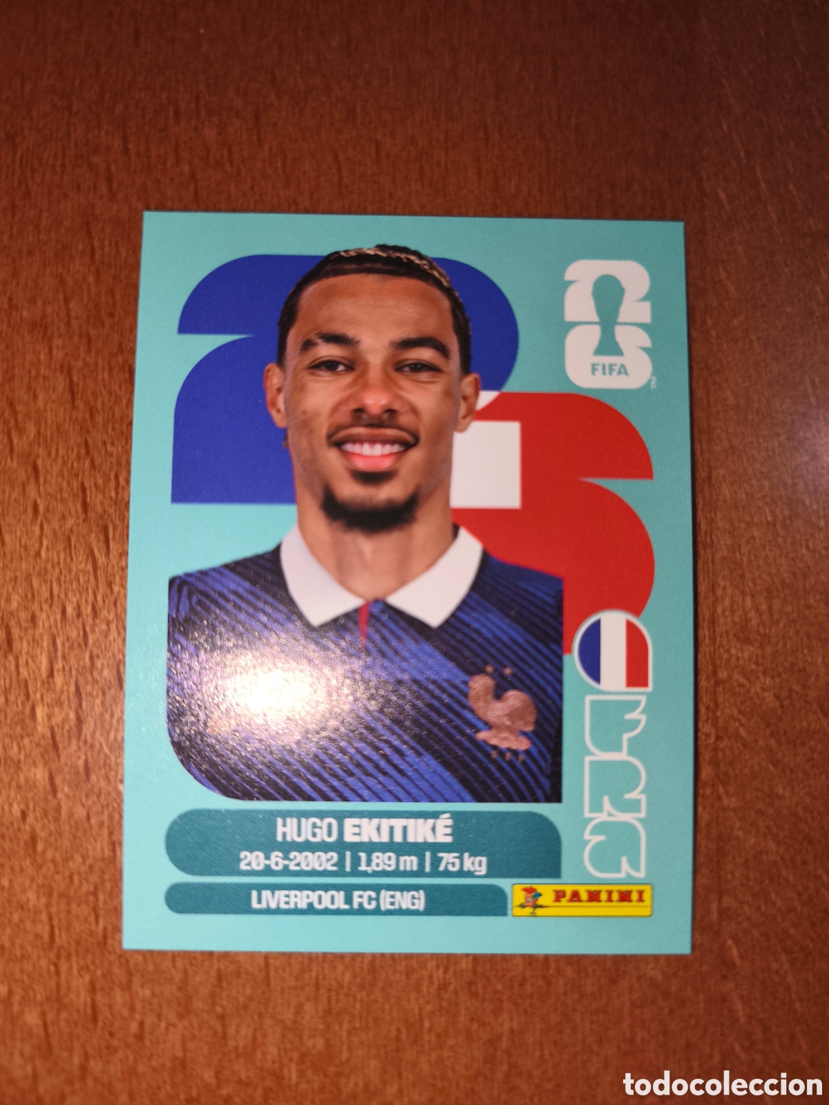 Fu&szlig;ball-Sticker: FRA19 Hugo Ekitike Fifa World Cup 2026 Francia