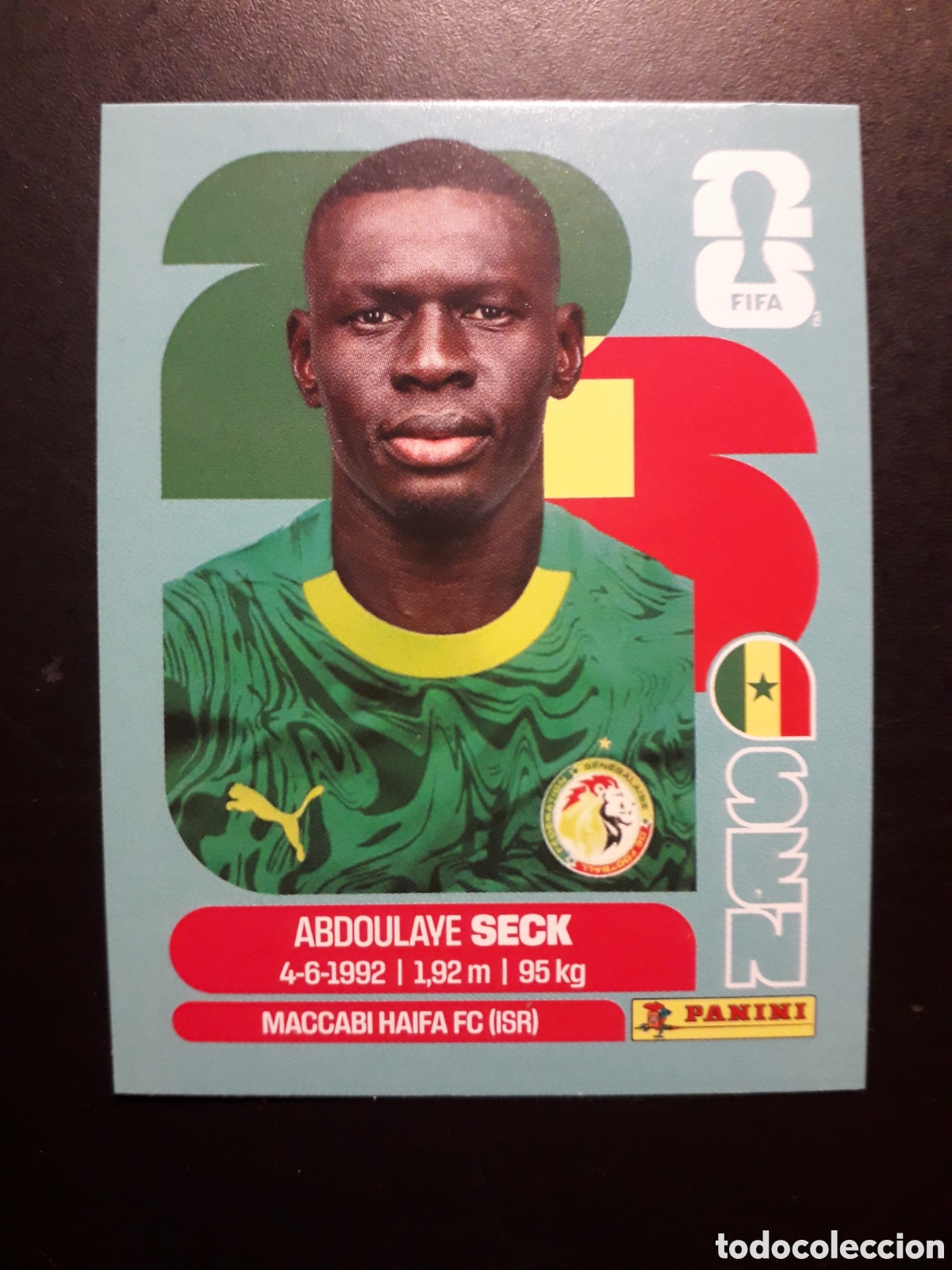 Figurine di Calcio: SECK SENEGAL SEN 5 MUNDIAL F&Uacute;TBOL 2026 FIFA WORLD CUP PANINI SIN PEGAR PEDIDO M&Iacute;NIMO 3&euro;