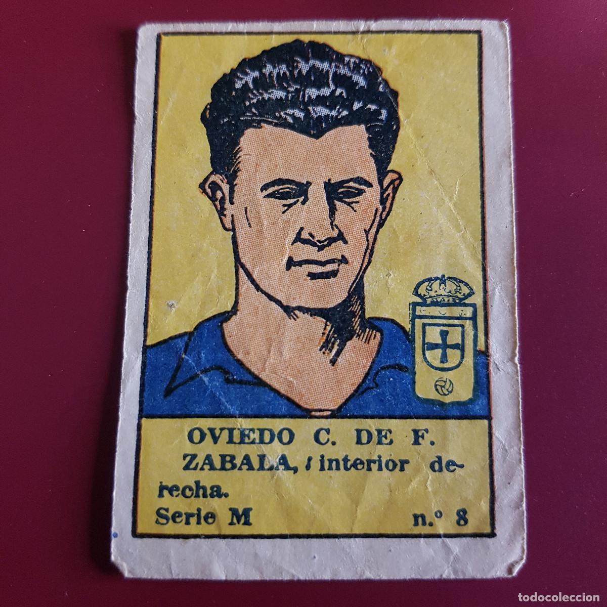Figurine di Calcio: VALENCIANA - DEPORTES E INSTRUCCION 1941 - 41 - OVIEDO - SERIE M - ZABALA 8 - NUNCA PEGADO
