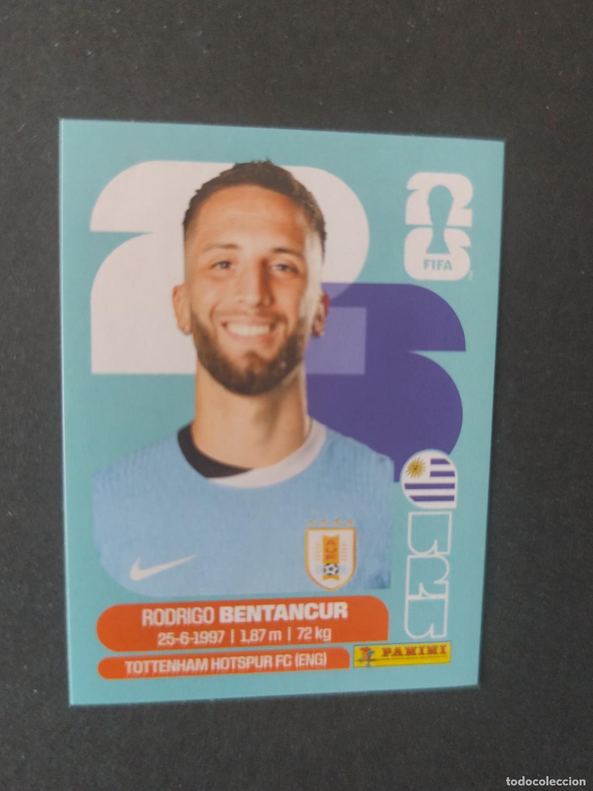 Cromos de F&uacute;tbol: URU12 RODRIGO BENTANCUR 12 URUGUAY MUNDIAL FIFA WORLD CUP 2026 STICKER PANINI SIN PEGAR
