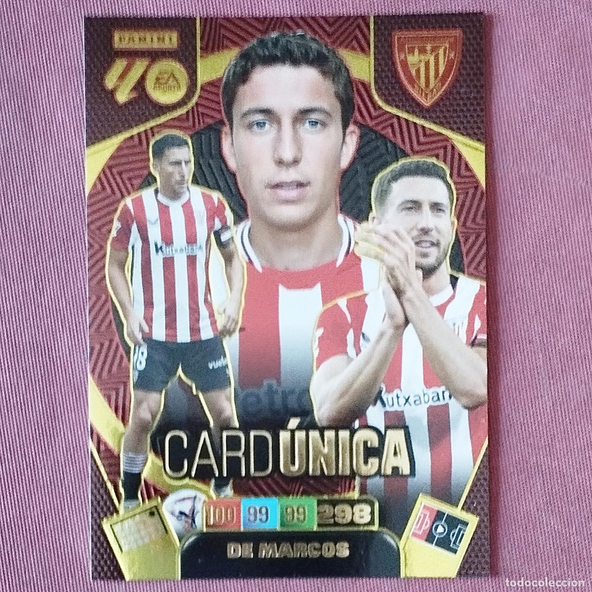 Figurine di Calcio: DE MARCOS - ATLETIC BILBAO - CARD UNICA - DREAM BOX ADRENALYN 2025 2026