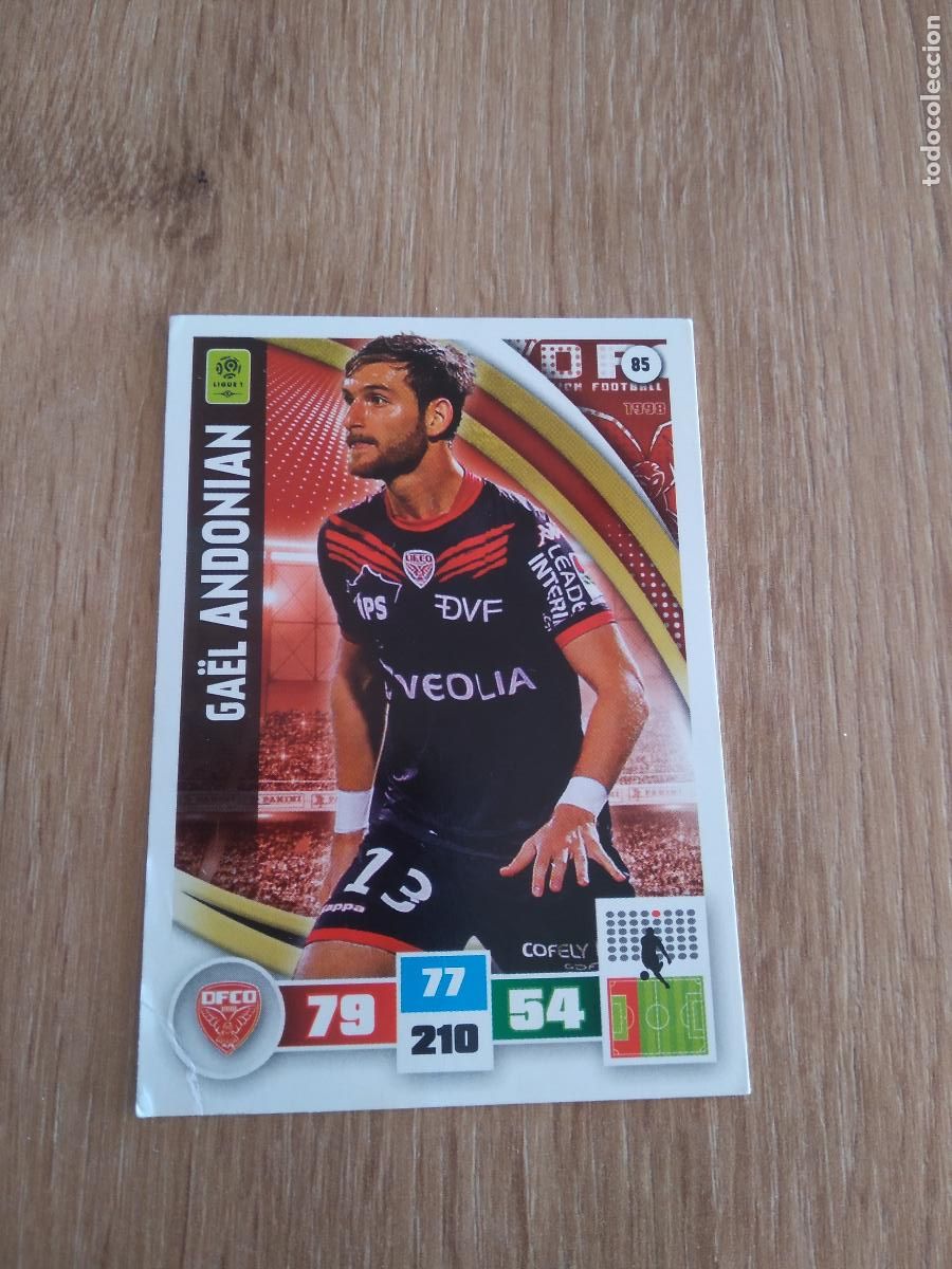 Cromos de F&uacute;tbol: 85 GAEL ANDONIAN DIJON CROMO FUTBOL PANINI LIGA FRANCIA 2016-2017 FOOT LIGUE 1 ADRENALYN 16-17