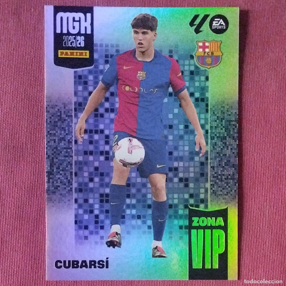 Cromos de F&uacute;tbol: CUBARSI - 392 - F.C. BARCELONA - MEGACRACKS MGK 2025 2026 - 25 26 PANINI - ZONA VIP