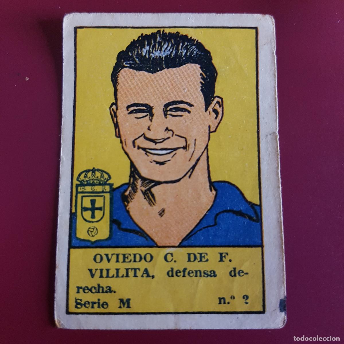 Cromos de F&uacute;tbol: VALENCIANA - DEPORTES E INSTRUCCION 1941 - 41 - OVIEDO - SERIE M - VILLITA 2 - NUNCA PEGADO