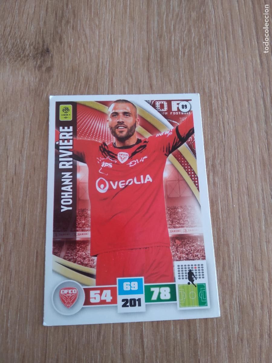 Cromos de F&uacute;tbol: 89 YOHANN RIVIERE DIJON CROMO FUTBOL PANINI LIGA FRANCIA 2016-2017 FOOT LIGUE 1 ADRENALYN 16-17