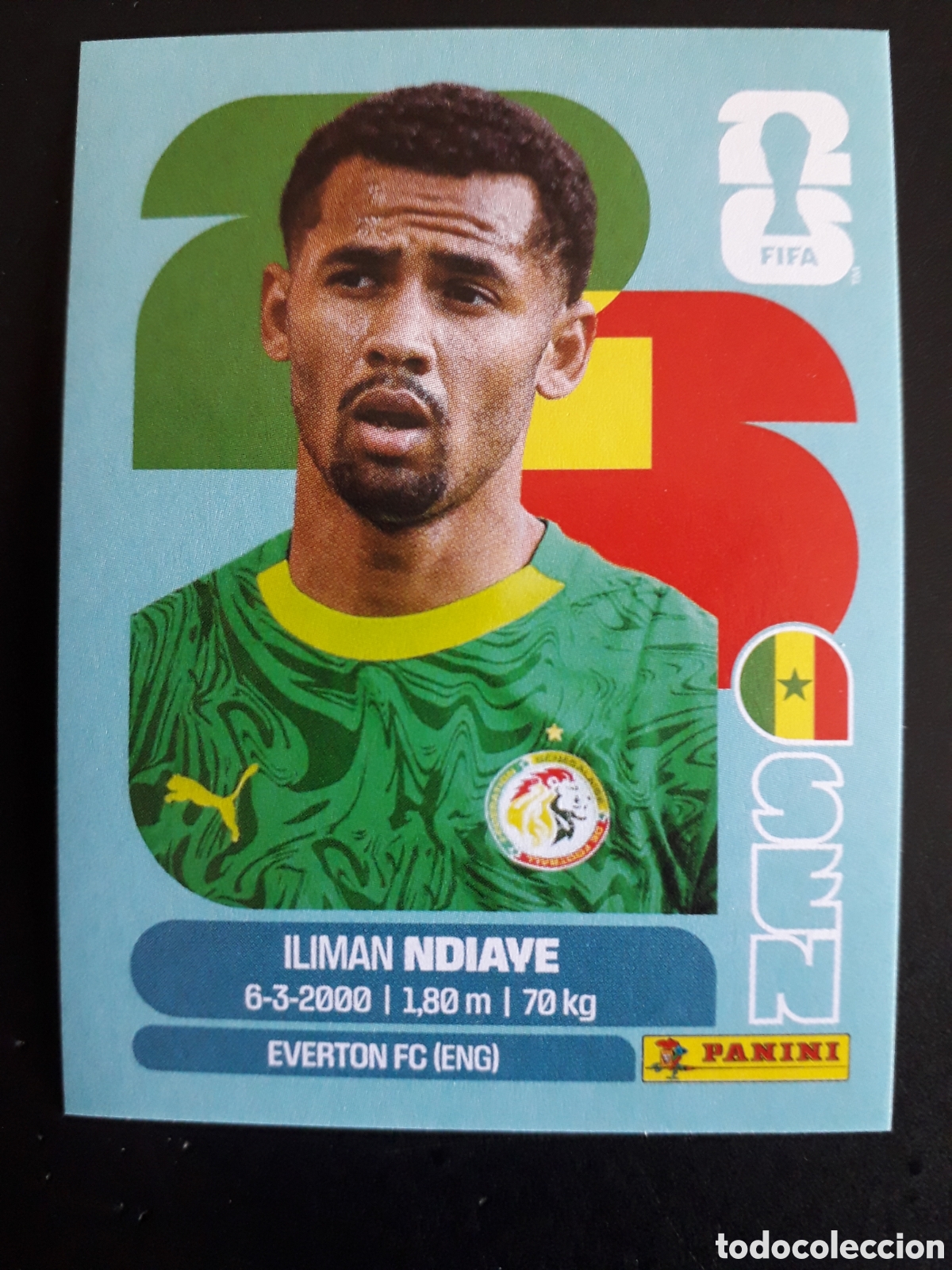Cromos de F&uacute;tbol: NDIAVE SENEGAL SEN 18 MUNDIAL F&Uacute;TBOL 2026 FIFA WORLD CUP PANINI SIN PEGAR PEDIDO M&Iacute;NIMO 3&euro;
