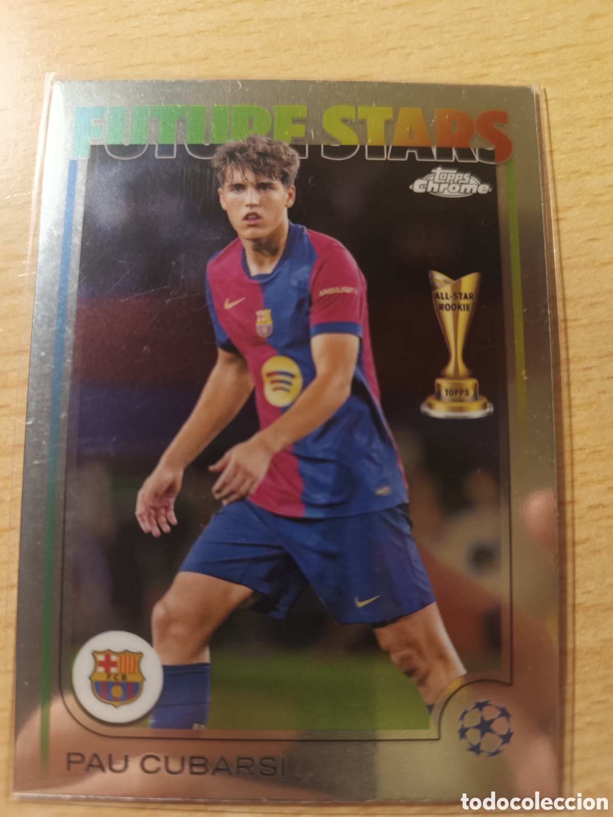 Cromos de F&uacute;tbol: 196 PAU CUBARSI FUTURE STARS TOPPS CHROME FC BARCELONA 2024 2025 25 26