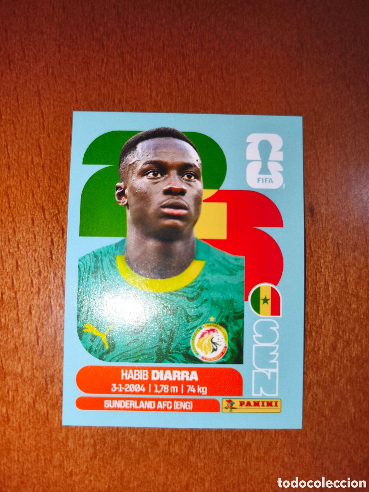 Cromos de F&uacute;tbol: SEN12 Habib Diarra Fifa World Cup 2026 Senegal