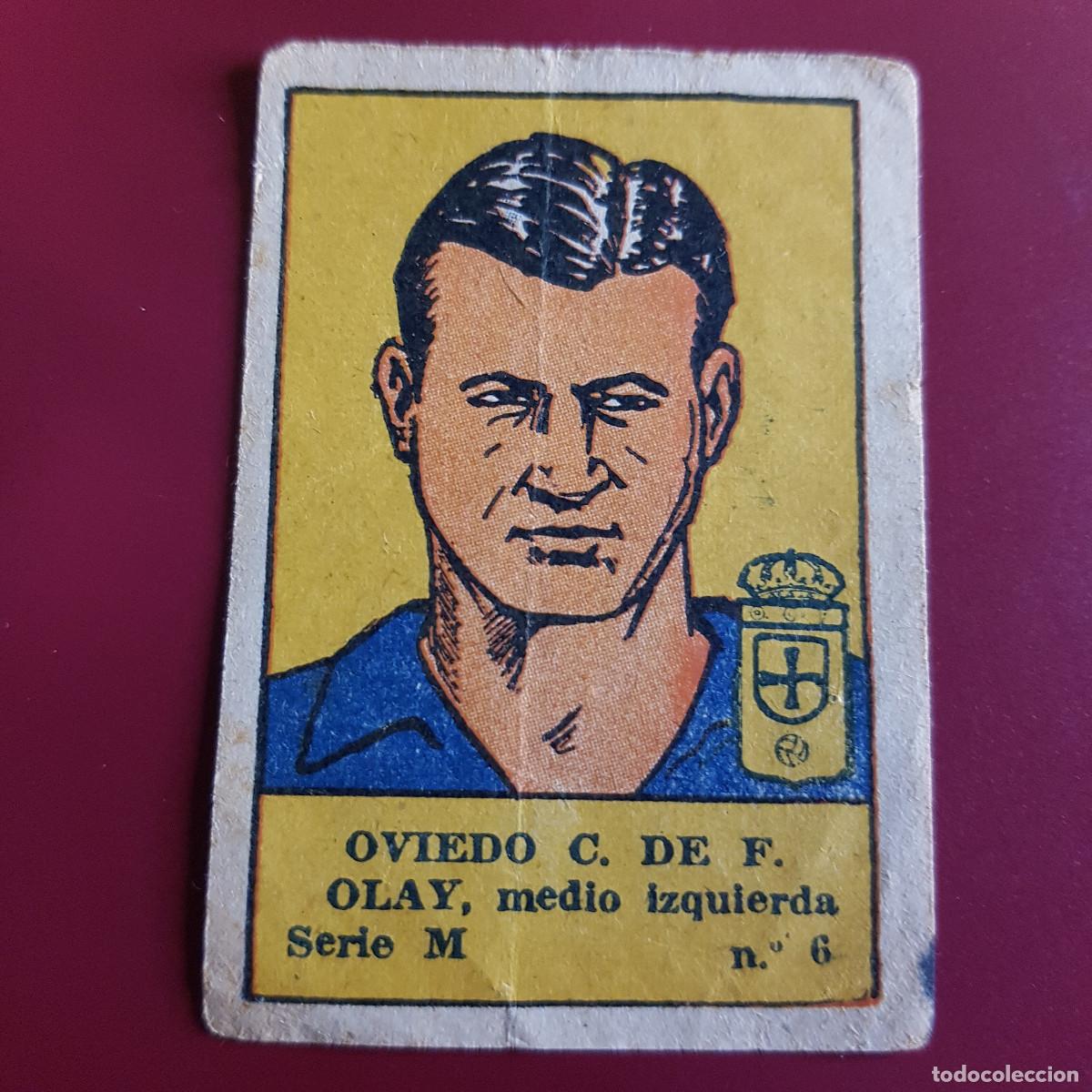Cromos de Futebol: VALENCIANA - DEPORTES E INSTRUCCION 1941 - 41 - OVIEDO - SERIE M - OLAY 6 - NUNCA PEGADO
