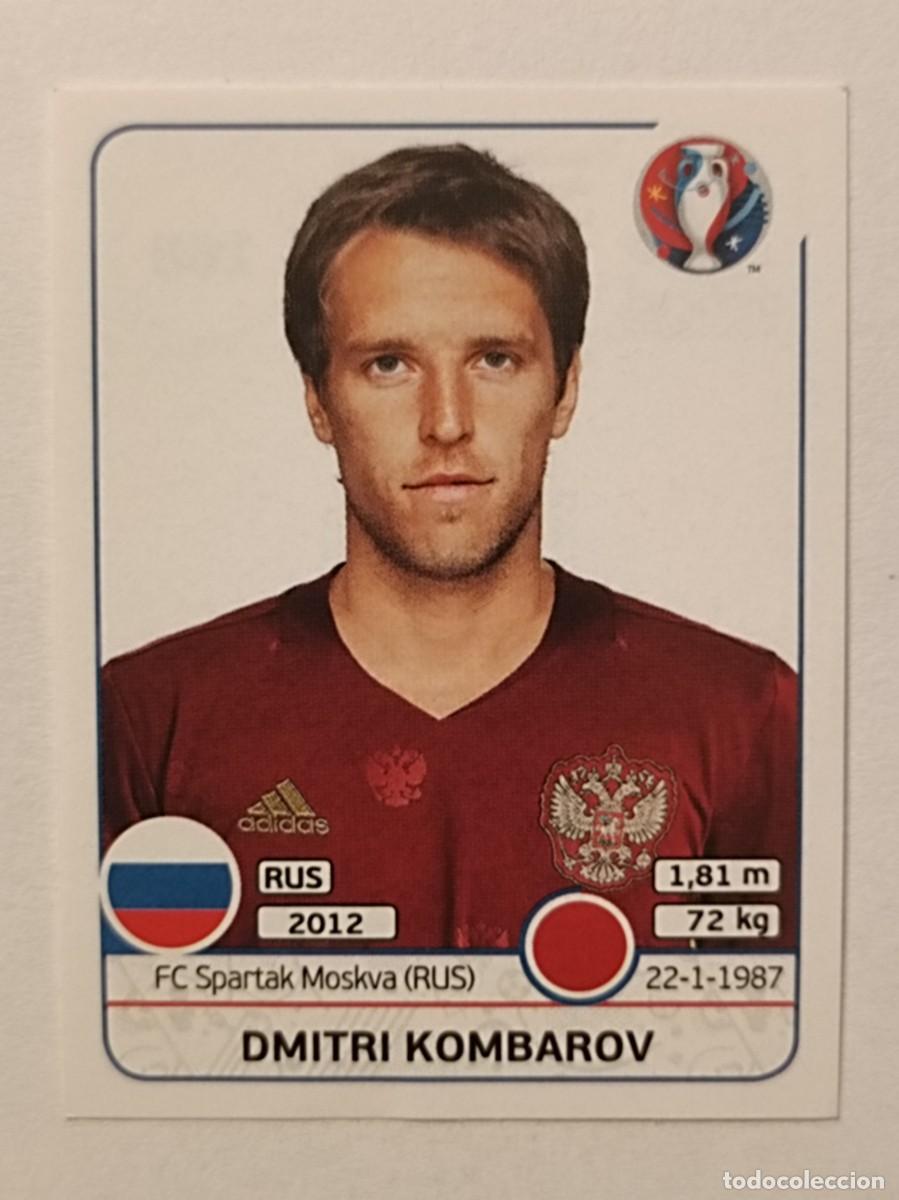 Cromos de Futebol: #168 DMITRI KOMBAROV (RUSIA) EURO FRANCIA 2016 PANINI