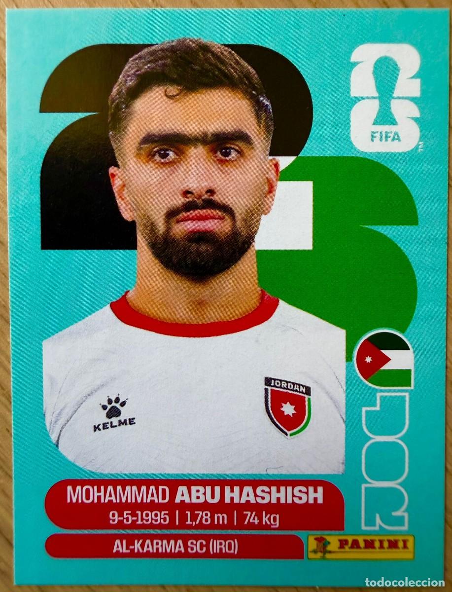 Cromos de Futebol: JOR4 JOR 4 ABU HASHISH JORDANIA MUNDIAL FIFA WORLD CUP 2026 26 STICKER CROMO PANINI SIN PEGAR