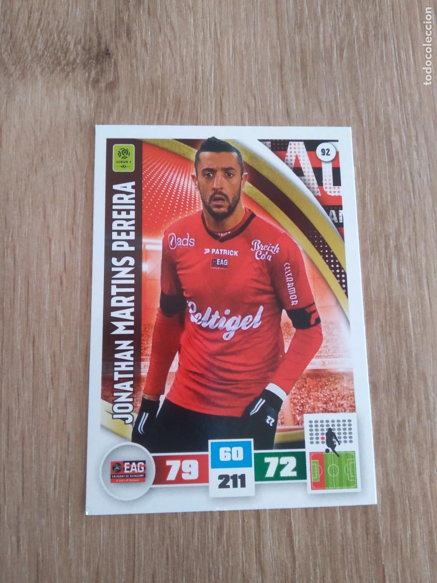Cromos de Futebol: 92 MARTINS PEREIRA GUINGAMP CROMO FUTBOL PANINI LIGA FRANCIA 2016-2017 FOOT LIGUE 1 ADRENALYN 16-17