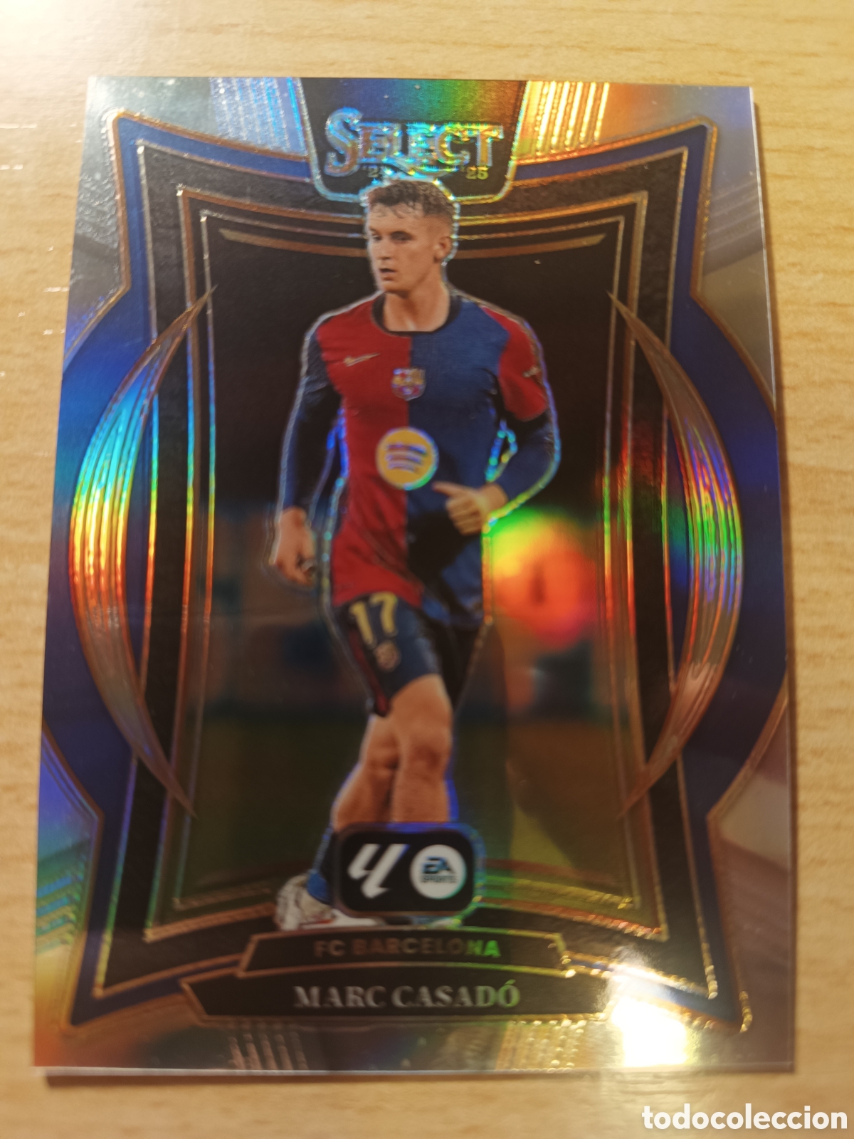Cromos de Futebol: 53 MARC CASADO PRIZIM TERRACE SELECT LA LIGA FC BARCELONA 2024 2025 PANINI 24 25 REFRACTOR