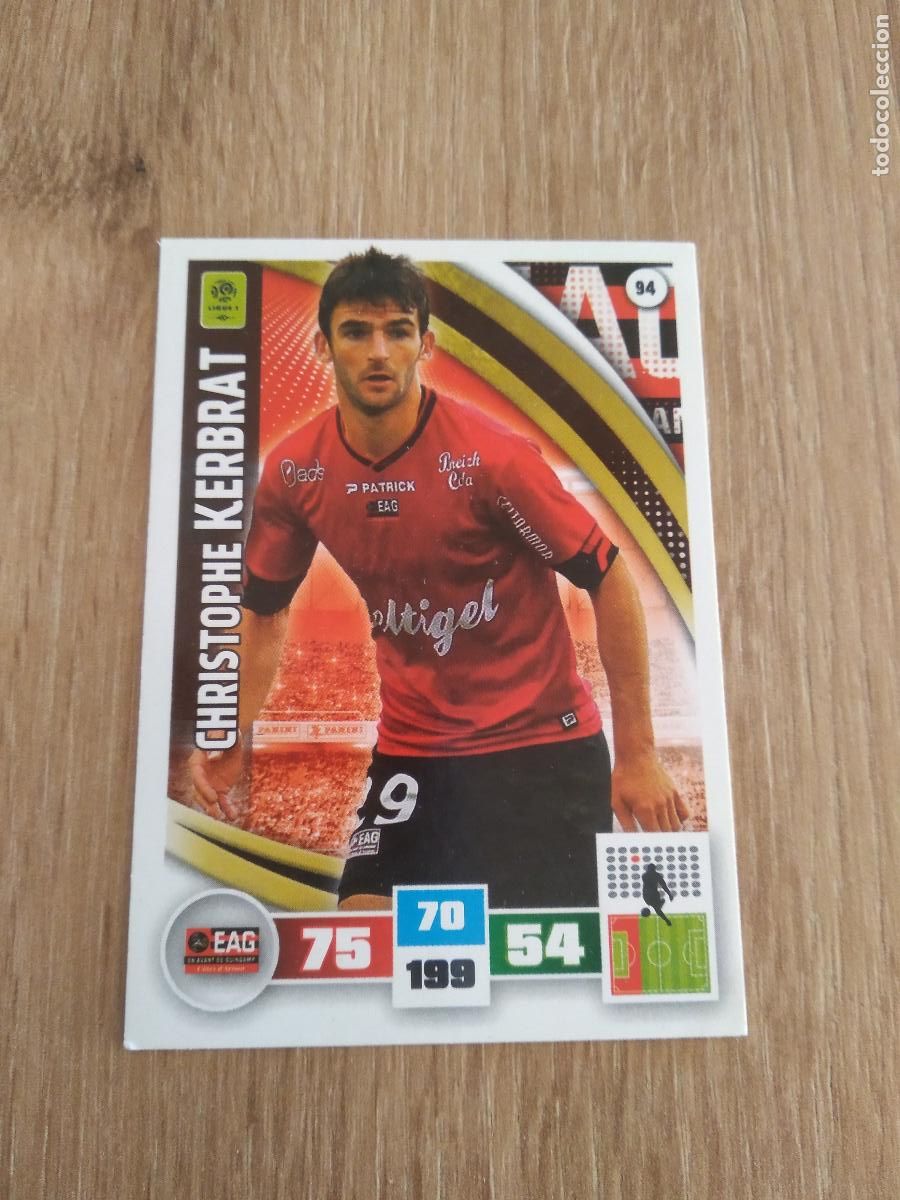 Cromos de Futebol: 94 KERBRAT GUINGAMP CROMO FUTBOL PANINI LIGA FRANCIA 2016-2017 FOOT LIGUE 1 ADRENALYN 16-17