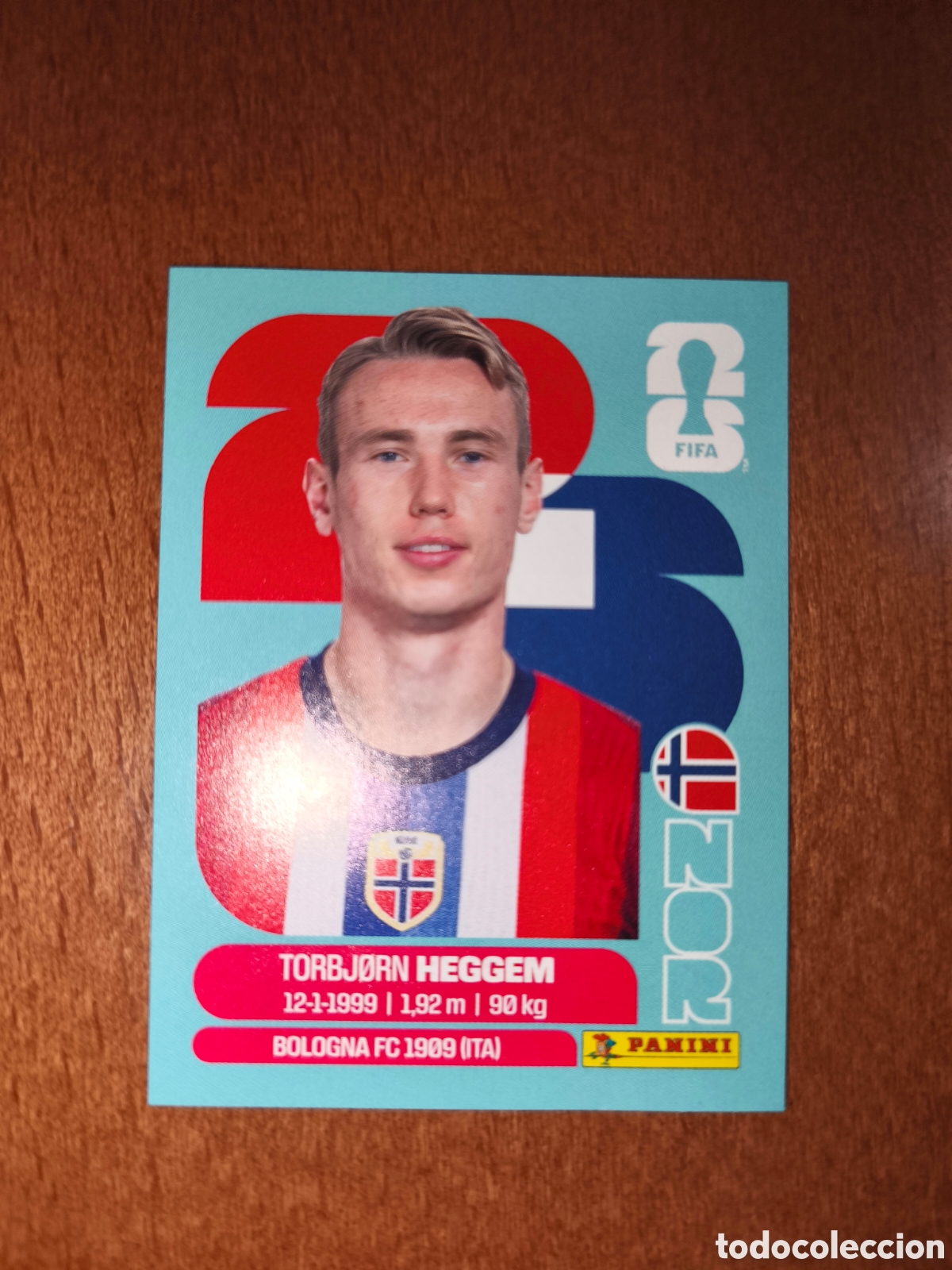 Cromos de Futebol: NOR8 Torbjorn Heggem Fifa World Cup 2026 Noruega
