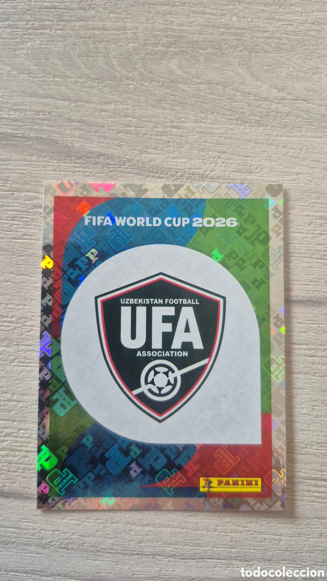 Cromos de Futebol: UZB1 Escudo Uzbekistan FIFA World Cup 2026