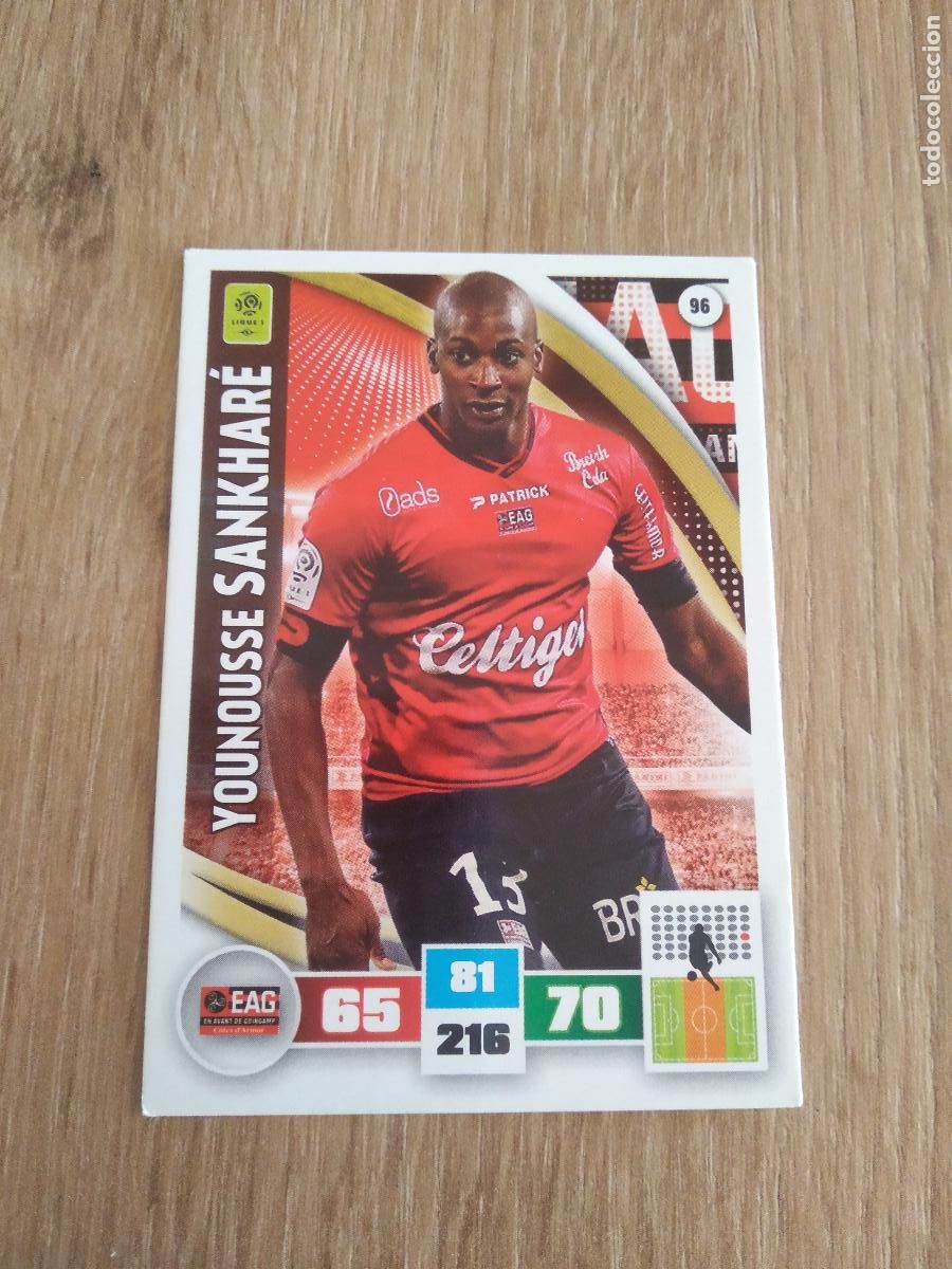 Cromos de Futebol: 96 SANKHARE GUINGAMP CROMO FUTBOL PANINI LIGA FRANCIA 2016-2017 FOOT LIGUE 1 ADRENALYN 16-17