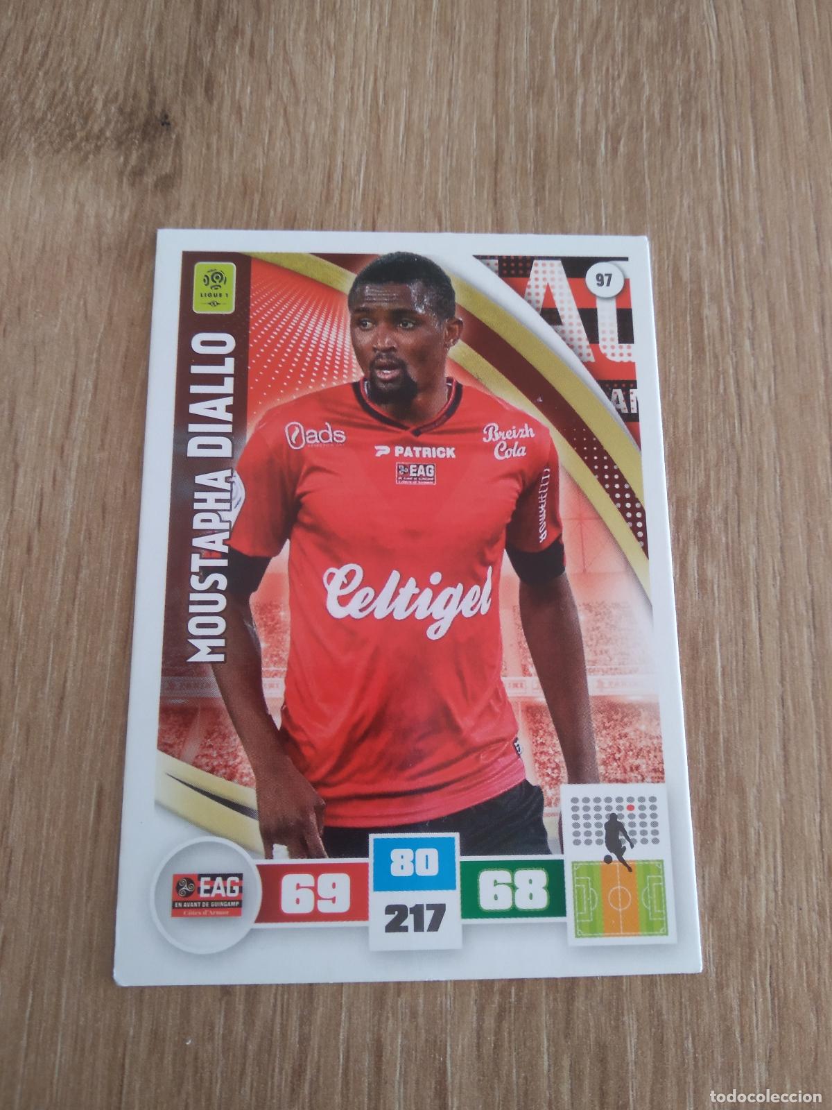 Cromos de Futebol: 97 DIALLO GUINGAMP CROMO FUTBOL PANINI LIGA FRANCIA 2016-2017 FOOT LIGUE 1 ADRENALYN 16-17