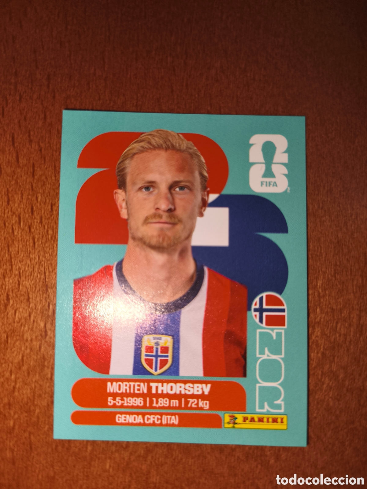 Cromos de F&uacute;tbol: NOR9 Morten Thorsby Fifa World Cup 2026 Noruega