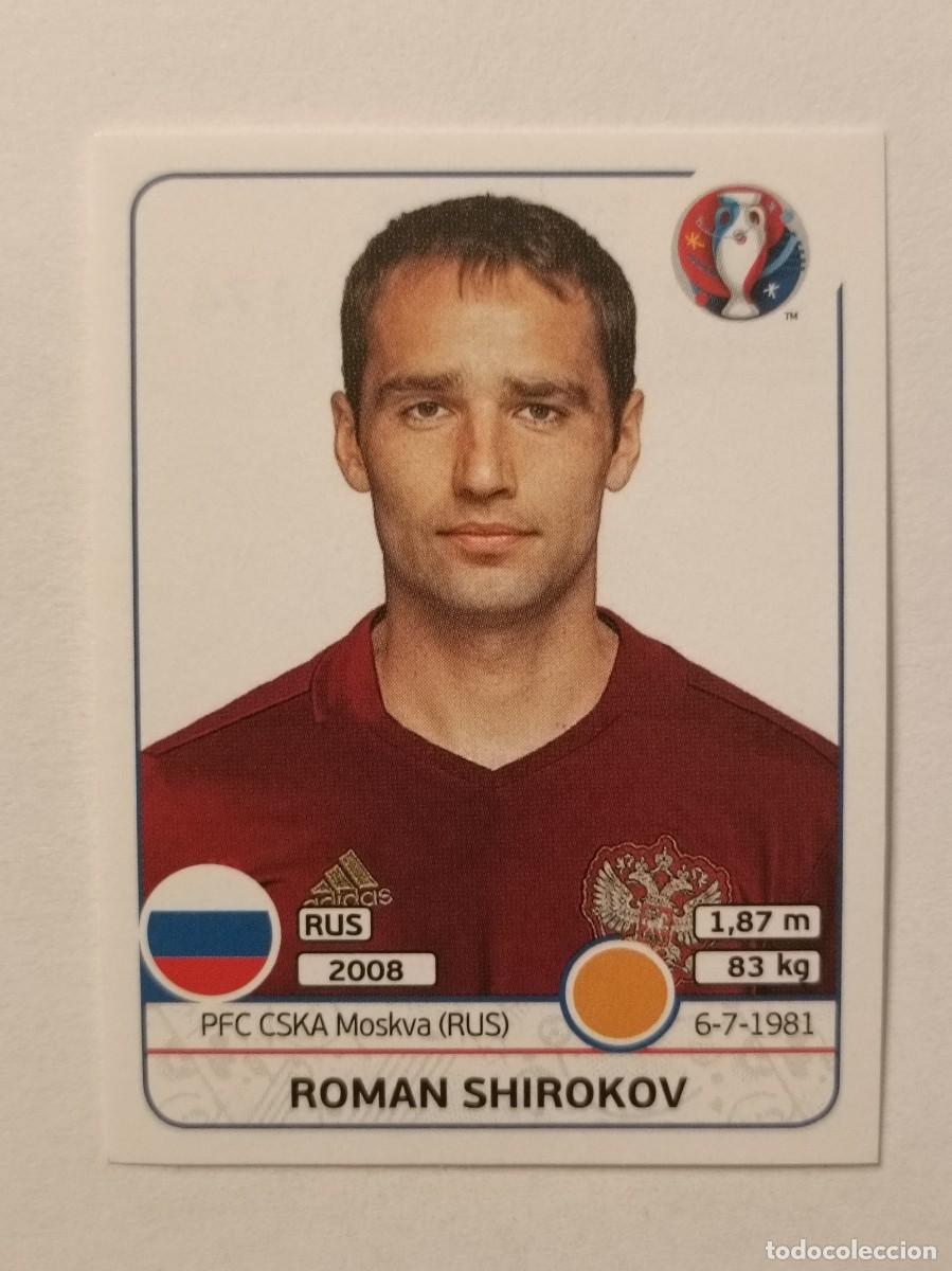 Fu&szlig;ball-Sticker: #174 ROMAN SHIROKOV (RUSIA) EURO FRANCIA 2016 PANINI