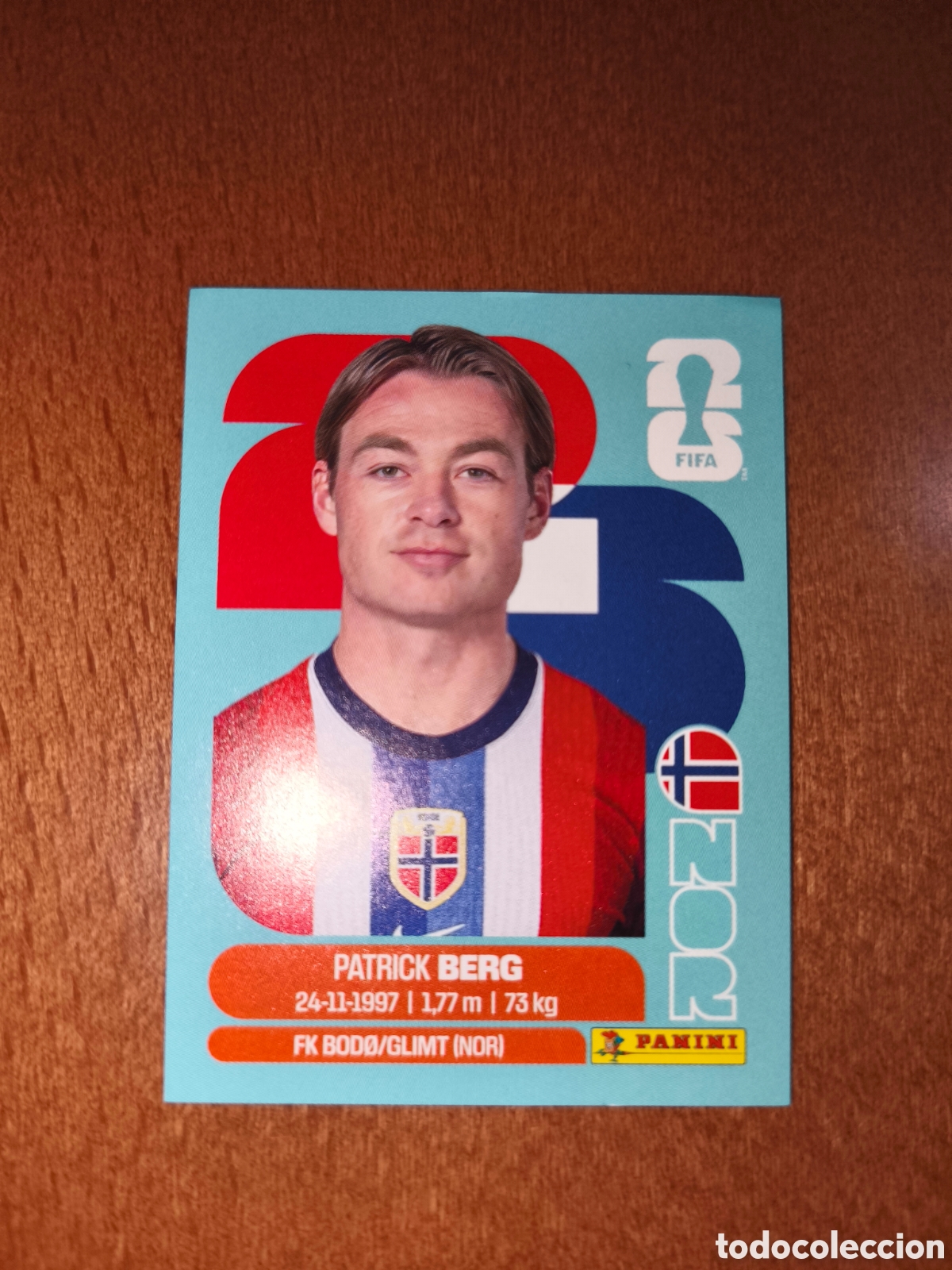 Fu&szlig;ball-Sticker: NOR14 Patrick Berg Fifa World Cup 2026 Noruega