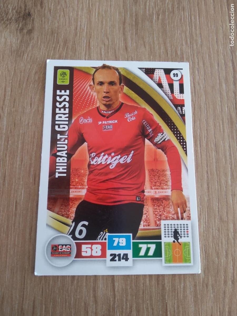 Fu&szlig;ball-Sticker: 99 THIBAULT GIRESSE GUINGAMP CROMO FUTBOL PANINI LIGA FRANCIA 2016-2017 FOOT LIGUE 1 ADRENALYN 16-17