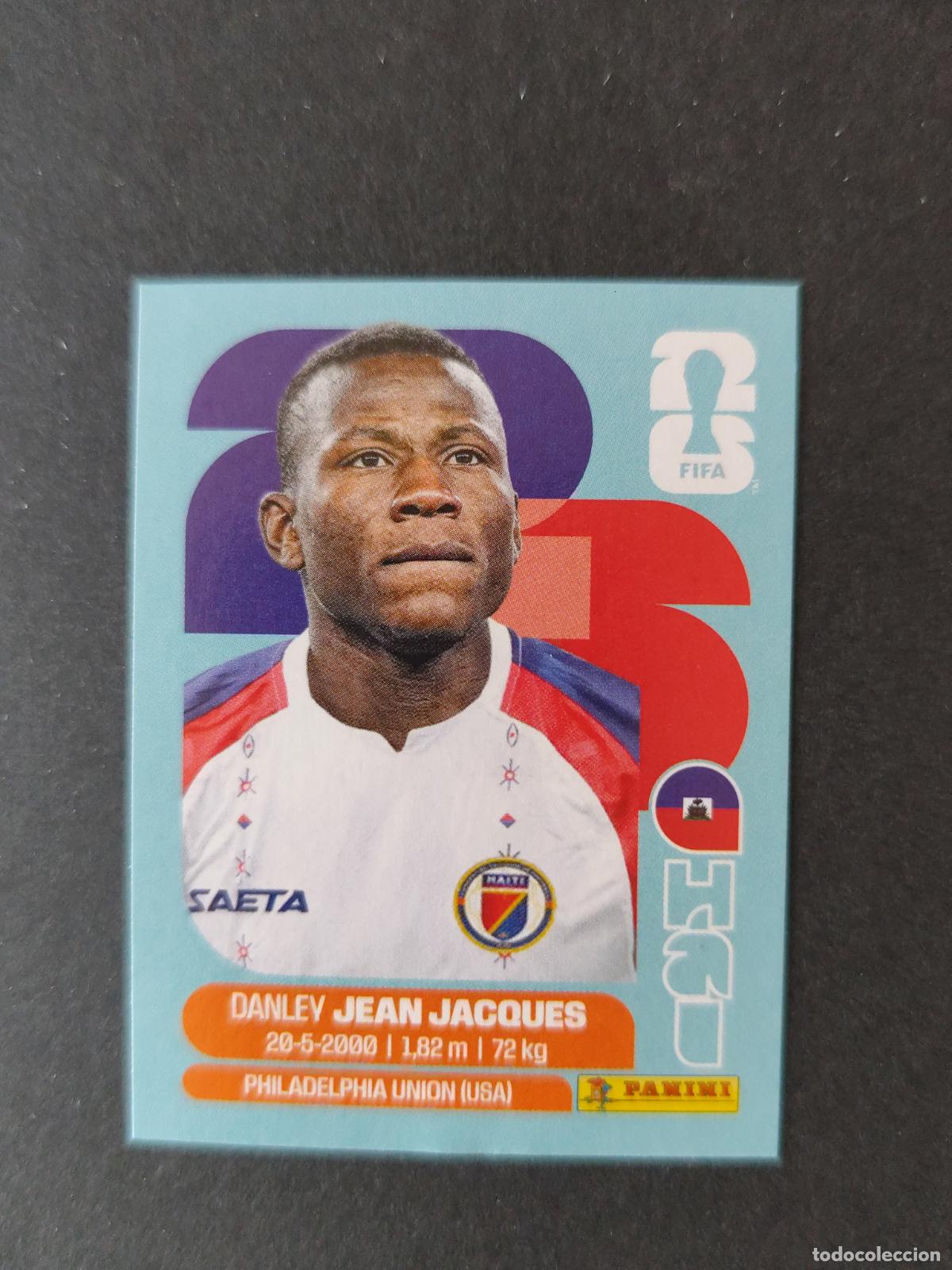 Fu&szlig;ball-Sticker: HAI11 DANLEY JEAN JACQUES 11 HAIT&Iacute; MUNDIAL FIFA WORLD CUP 2026 STICKER PANINI SIN PEGAR