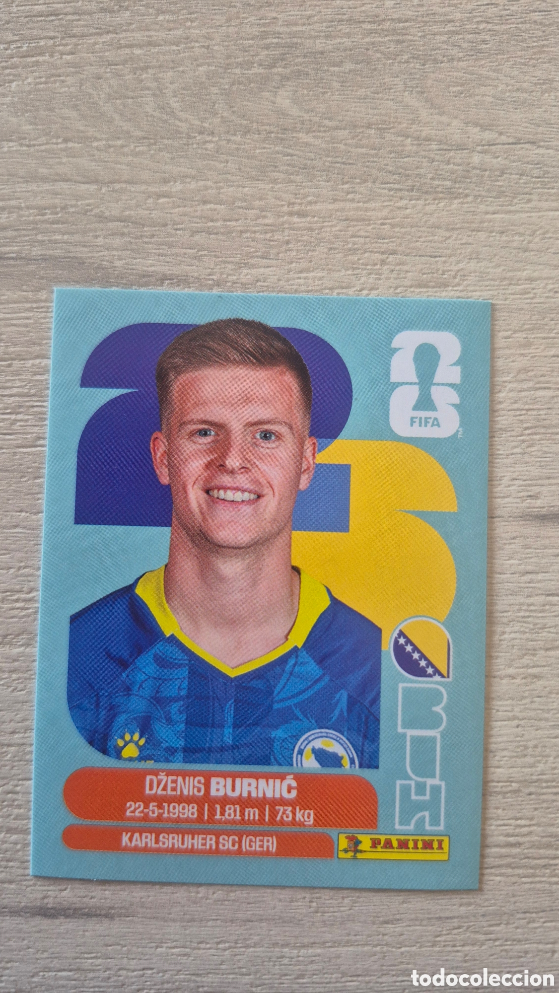 Fu&szlig;ball-Sticker: BIH14 Burnić FIFA World Cup 2026