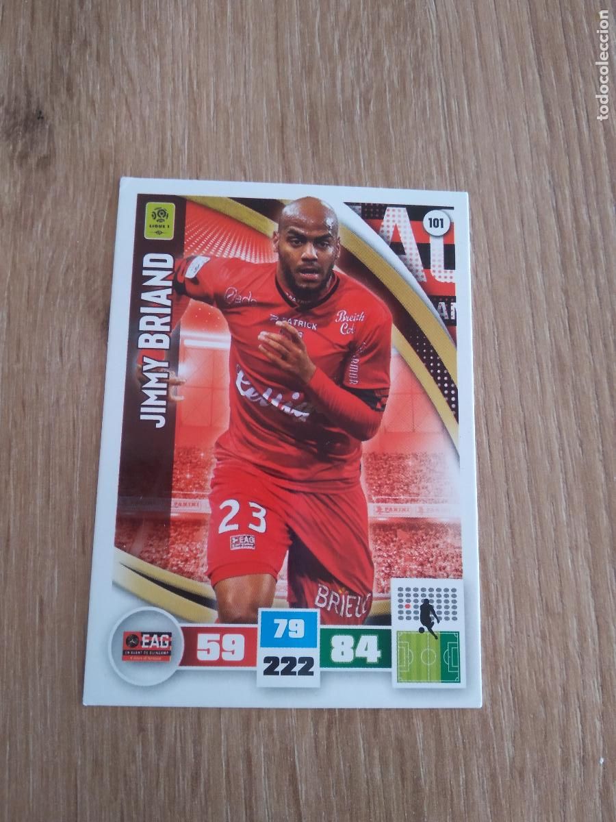 Football Stickers: 101 JIMMY BRIAND GUINGAMP CROMO FUTBOL PANINI LIGA FRANCIA 2016-2017 FOOT LIGUE 1 ADRENALYN 16-17
