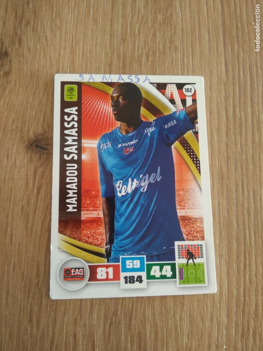 Football Stickers: 102 SAMASSA GUINGAMP CROMO FUTBOL PANINI LIGA FRANCIA 2016-2017 FOOT LIGUE 1 ADRENALYN 16-17