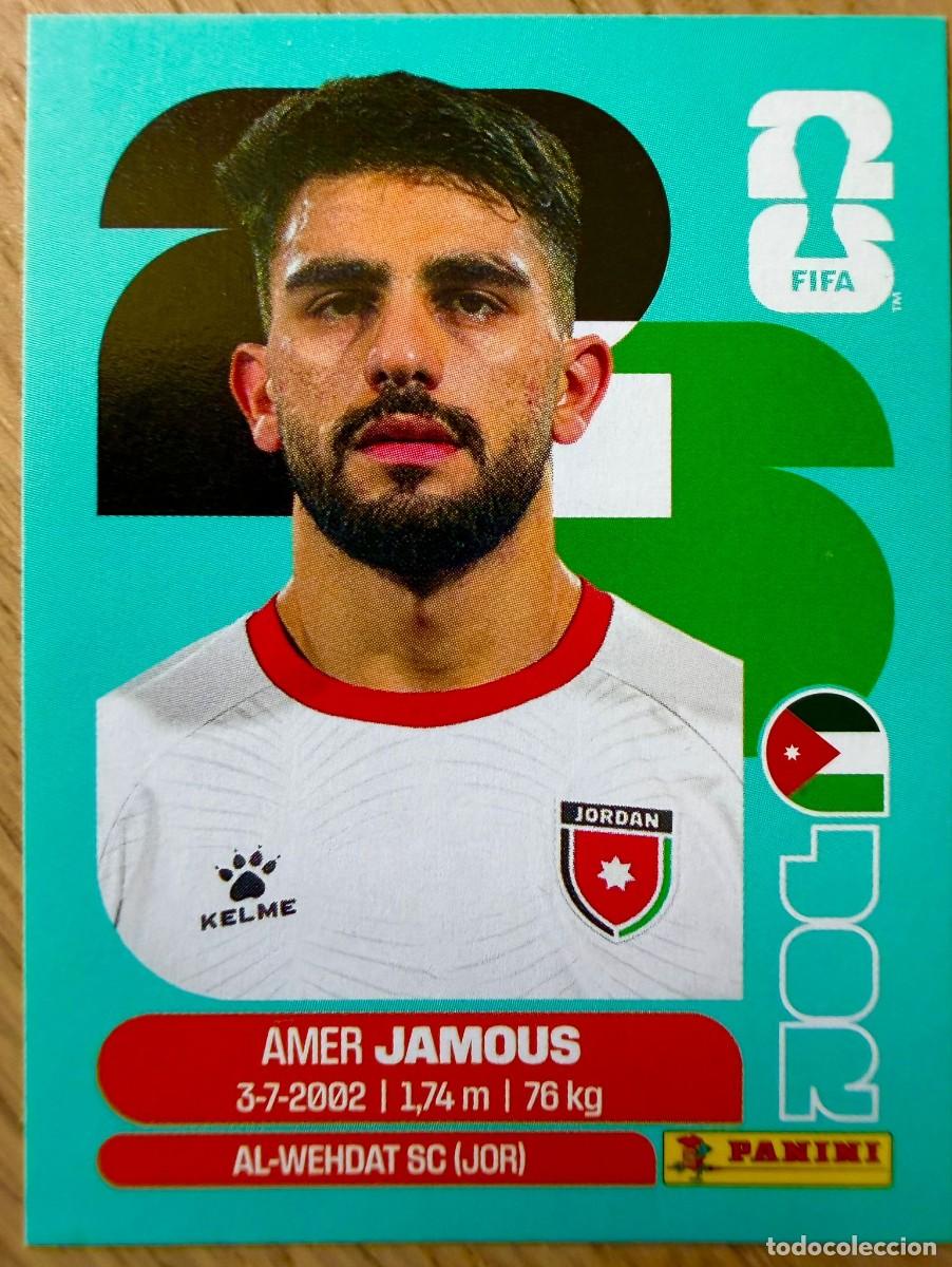 Football Stickers: JOR14 JOR 14 JAMOUS JORDANIA MUNDIAL FIFA WORLD CUP 2026 26 STICKER CROMO PANINI SIN PEGAR