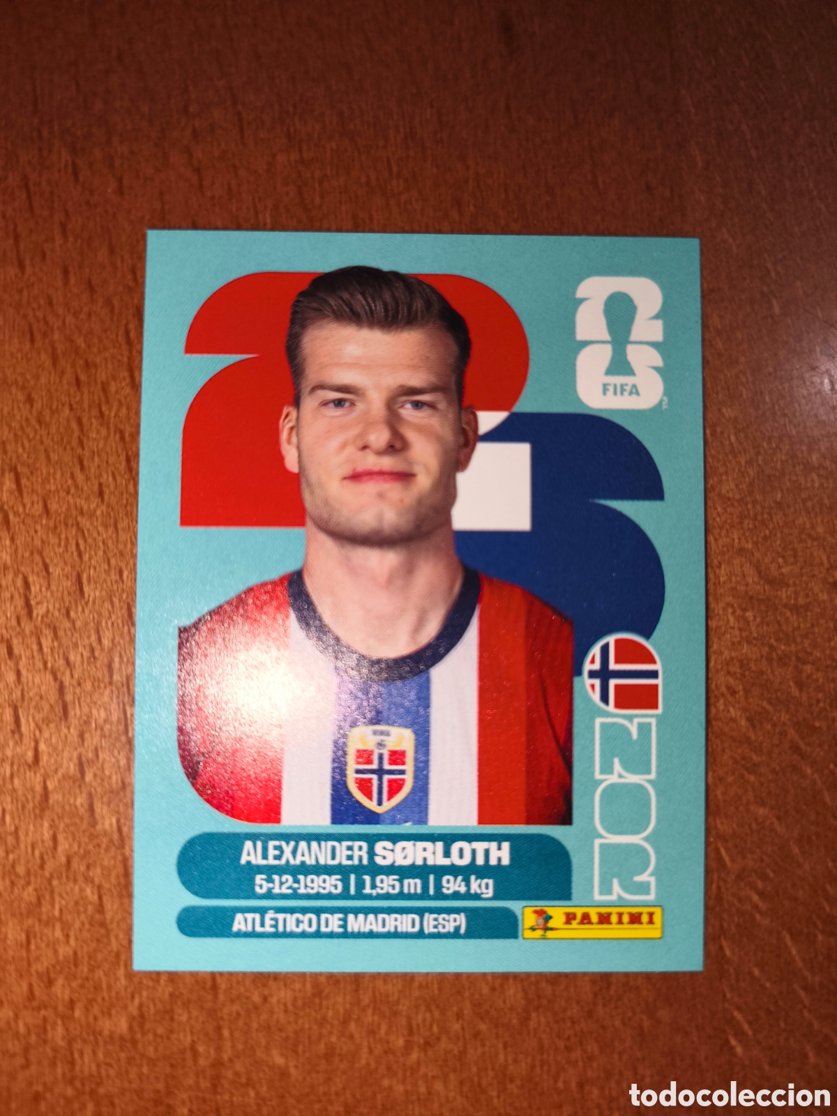 Football Stickers: NOR16 Alexander Sorloth Fifa World Cup 2026 Noruega