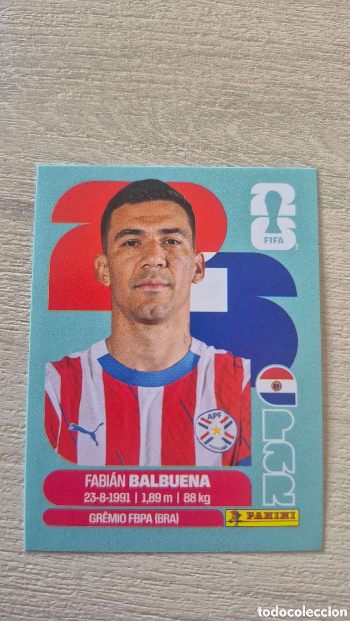Football Stickers: PAR5 Balbuena FIFA World Cup 2026