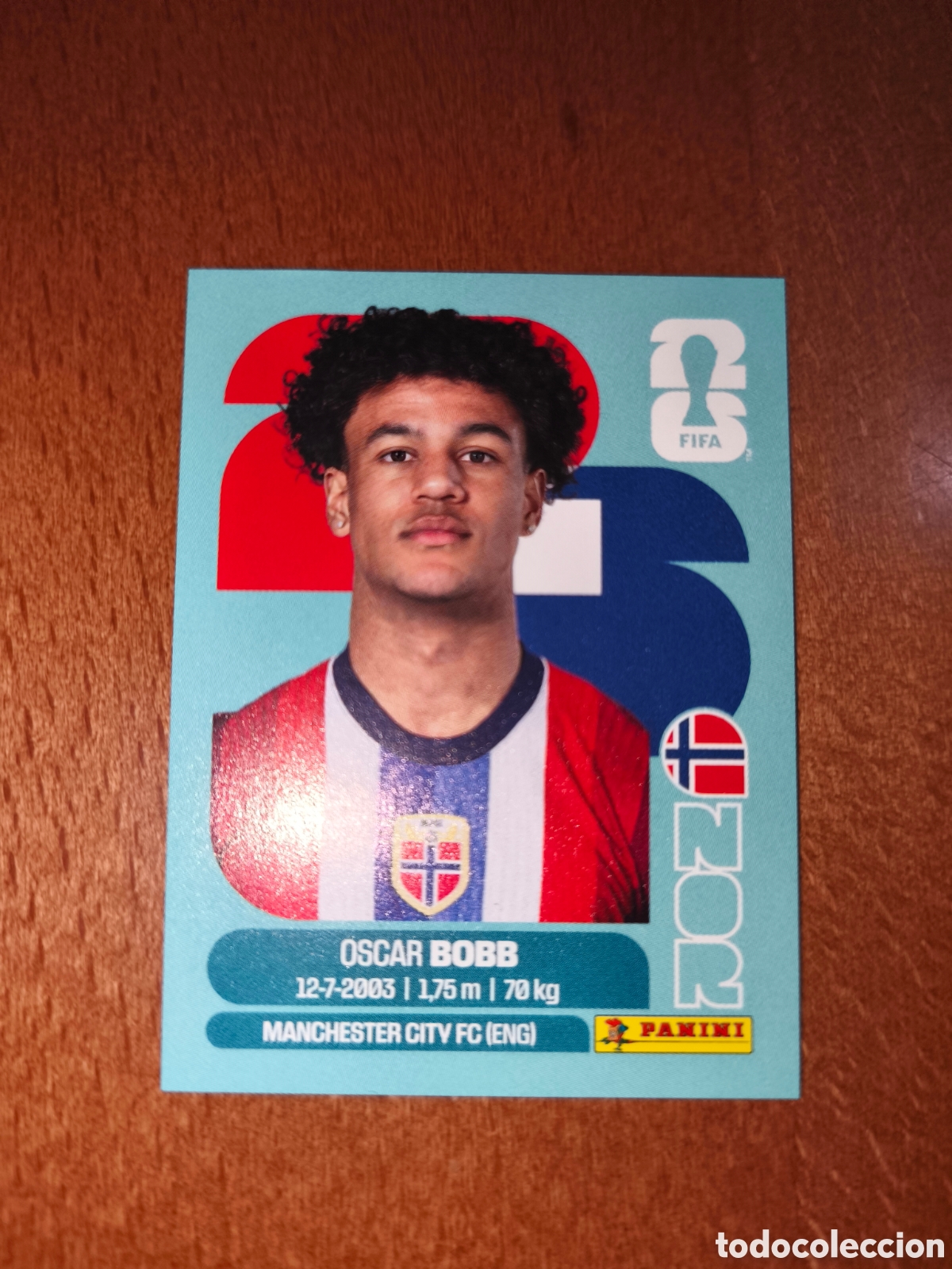 Cartes &agrave; collectionner de Football: NOR20 Oscar Bobb Fifa World Cup 2026 Noruega