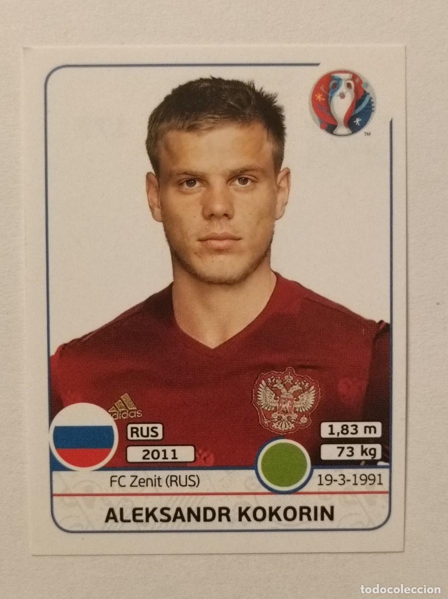 Cromos de F&uacute;tbol: #177 ALEKSANDR KOKORIN (RUSIA) EURO FRANCIA 2016 PANINI