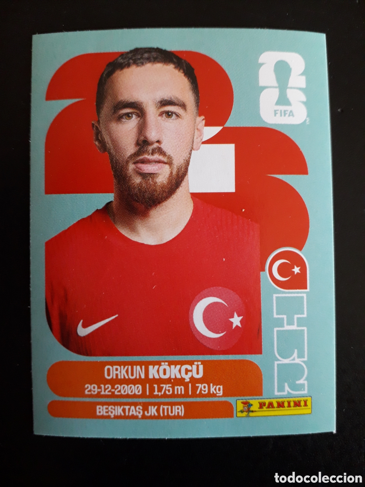 Cromos de F&uacute;tbol: K&Ouml;K&Ccedil;&Uuml; TURQU&Iacute;A TUR 12 MUNDIAL F&Uacute;TBOL 2026 FIFA WORLD CUP PANINI SIN PEGAR PEDIDO M&Iacute;NIMO 3&euro;
