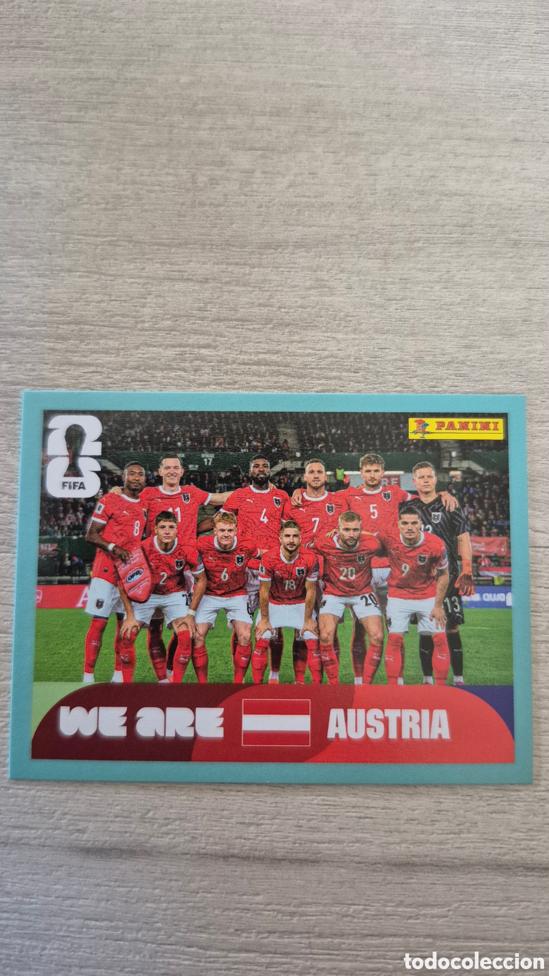 Cromos de F&uacute;tbol: AUT13 Plantilla Austria FIFA World Cup 2026