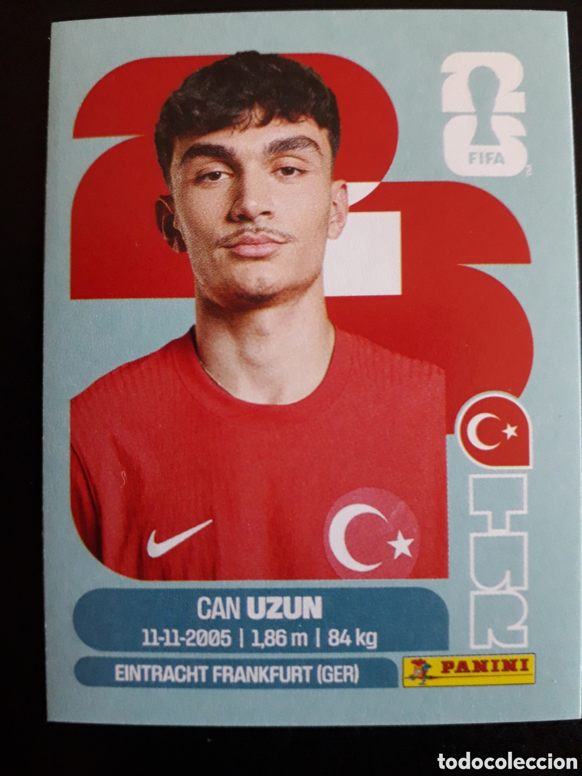 Cromos de F&uacute;tbol: UZUN TURQU&Iacute;A TUR 17 MUNDIAL F&Uacute;TBOL 2026 FIFA WORLD CUP PANINI SIN PEGAR PEDIDO M&Iacute;NIMO 3&euro;.