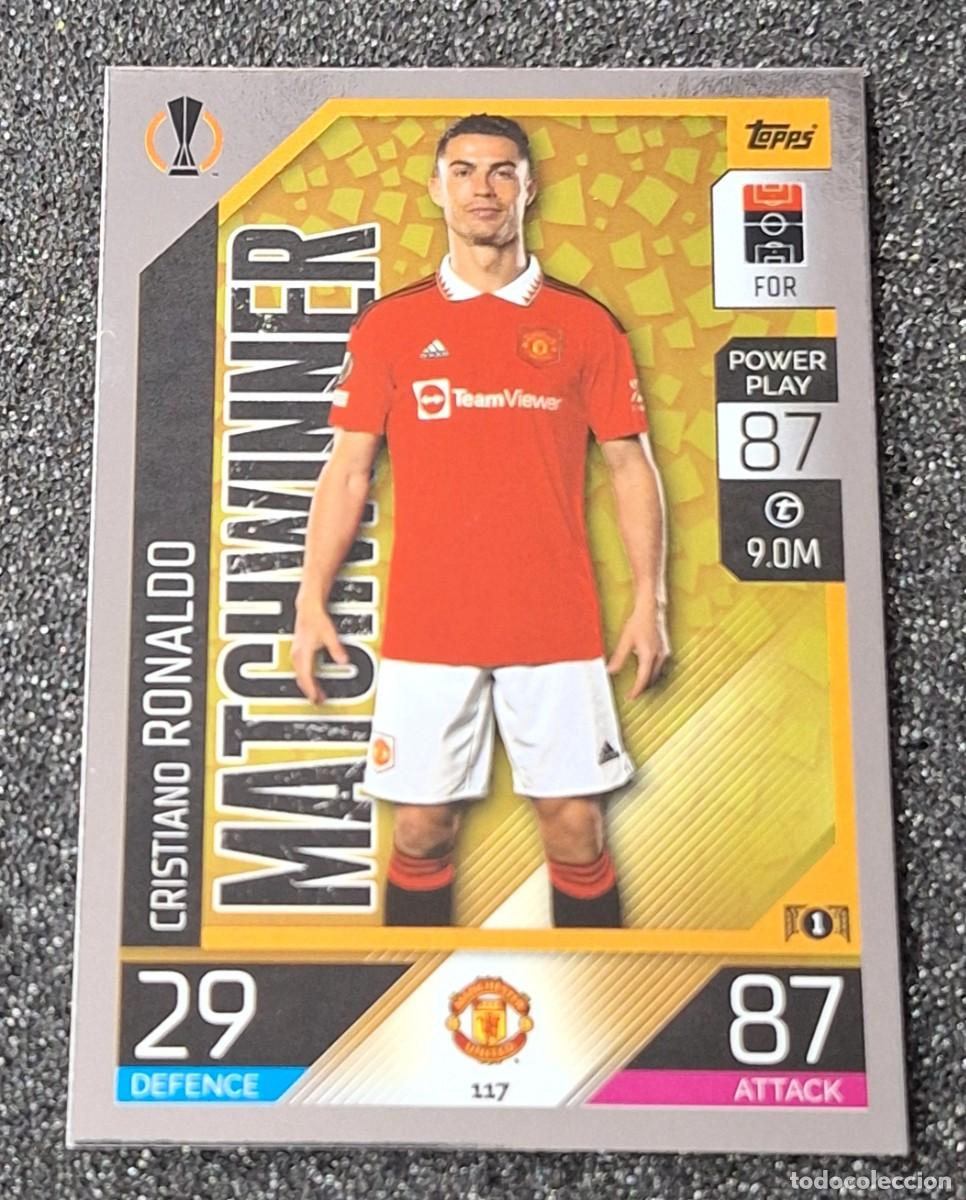Cromos de F&uacute;tbol: Cristiano Ronaldo Manchester United Topps Match Attax Soccer Matchwinner