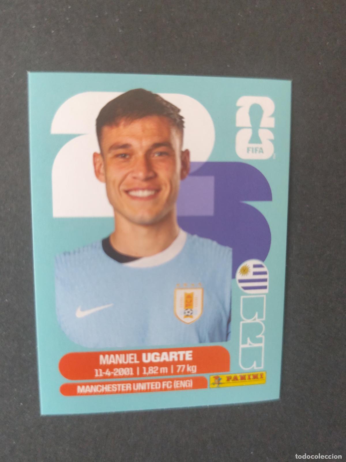 Cromos de F&uacute;tbol: URU14 MANUEL UGARTE 14 URUGUAY MUNDIAL FIFA WORLD CUP 2026 STICKER PANINI SIN PEGAR