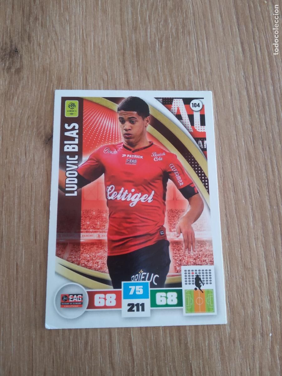 Fu&szlig;ball-Sticker: 104 LUDOVIC BLAS GUINGAMP CROMO FUTBOL PANINI LIGA FRANCIA 2016-2017 FOOT LIGUE 1 ADRENALYN 16-17