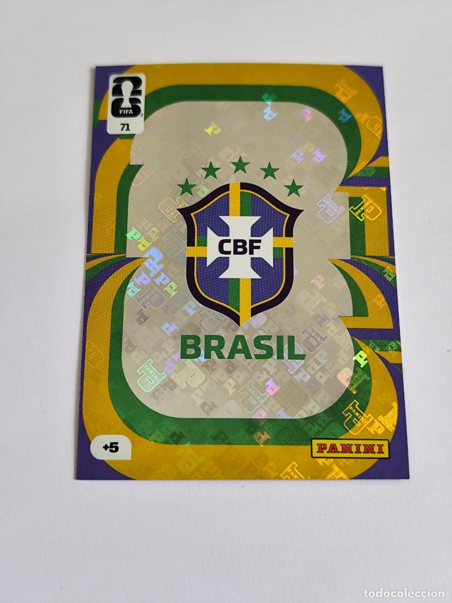 Fu&szlig;ball-Sticker: FIFA WORLD CUP 2026 PANINI ADRENALYN XL 71 BRASIL - LOGO