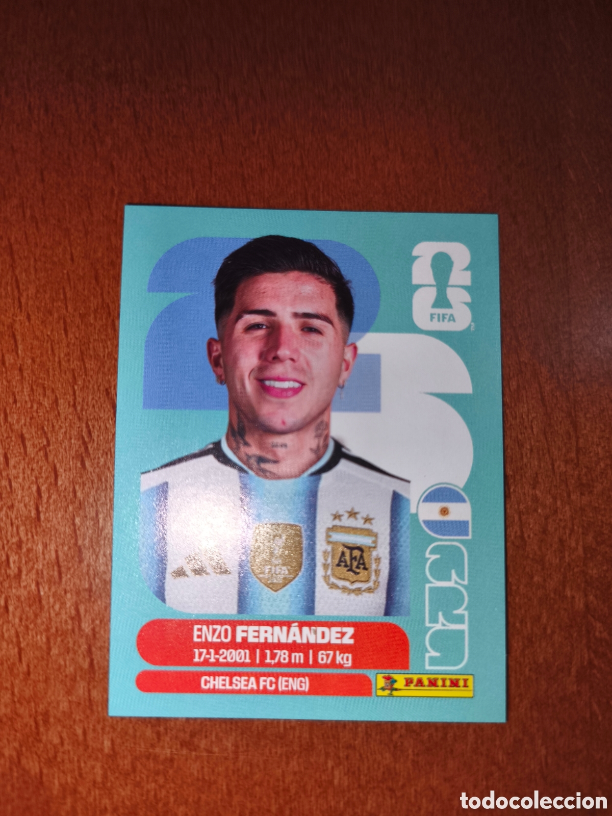 Football Stickers: ARG8 Enzo Fern&aacute;ndez Fifa World Cup 2026 Argentina