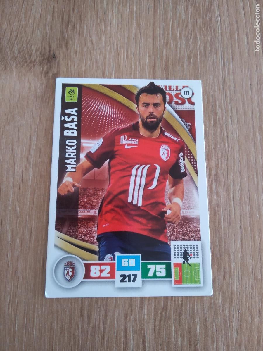 Football Stickers: 111 MARKO BASA LOSC LILLE CROMO FUTBOL PANINI LIGA FRANCIA 2016-2017 FOOT LIGUE 1 ADRENALYN 16-17