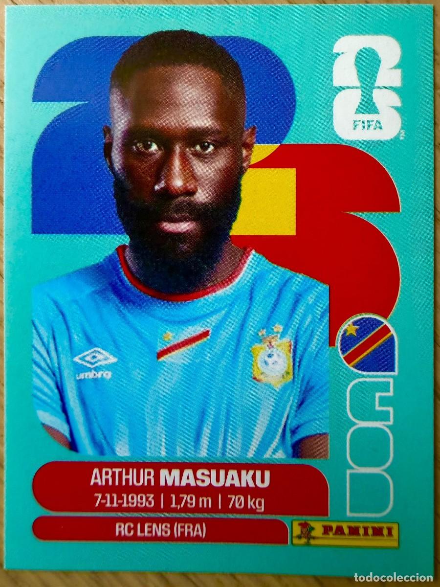 Football Stickers: COD5 COD 5 MASUAKU REPUBLICA CONGO MUNDIAL FIFA WORLD CUP 2026 26 STICKER CROMO PANINI SIN PEGAR