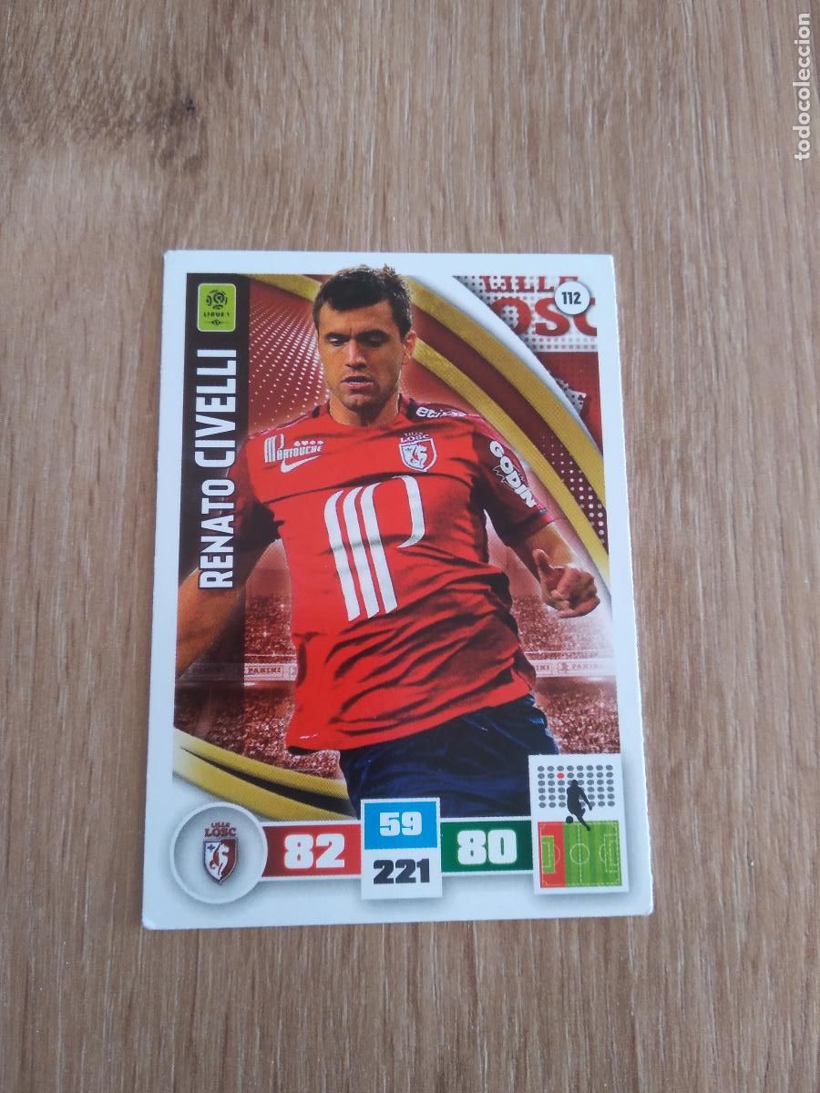 Football Stickers: 112 CIVELLI LOSC LILLE CROMO FUTBOL PANINI LIGA FRANCIA 2016-2017 FOOT LIGUE 1 ADRENALYN 16-17