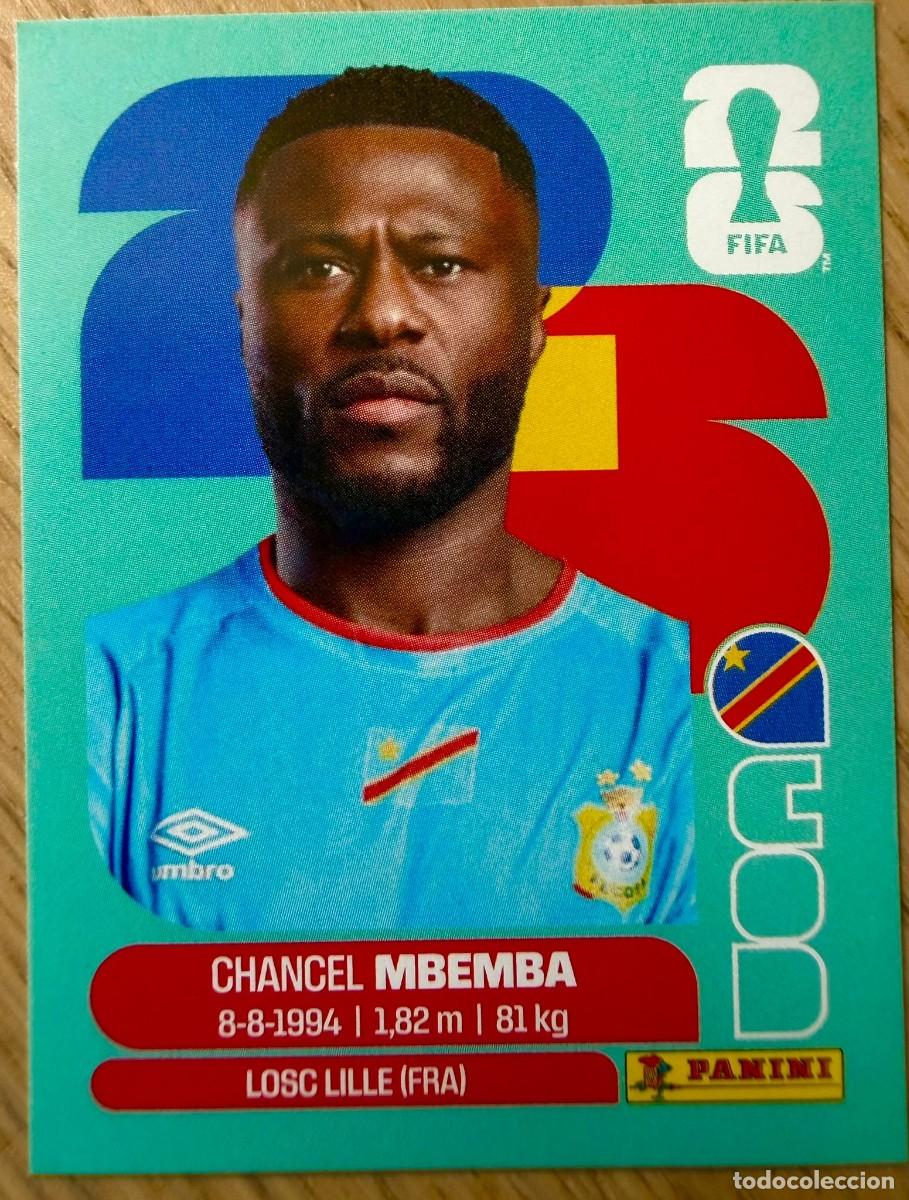 Football Stickers: COD6 COD 6 MBEMBA REPUBLICA CONGO MUNDIAL FIFA WORLD CUP 2026 26 STICKER CROMO PANINI SIN PEGAR