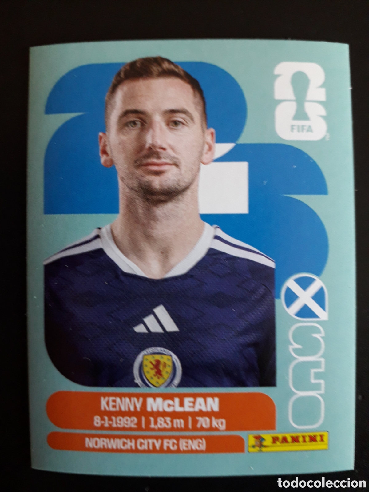 Football Stickers: McLEAN ESCOCIA SCO 16 MUNDIAL F&Uacute;TBOL 2026 FIFA WORLD CUP PANINI SIN PEGAR PEDIDO M&Iacute;NIMO 3&euro;.
